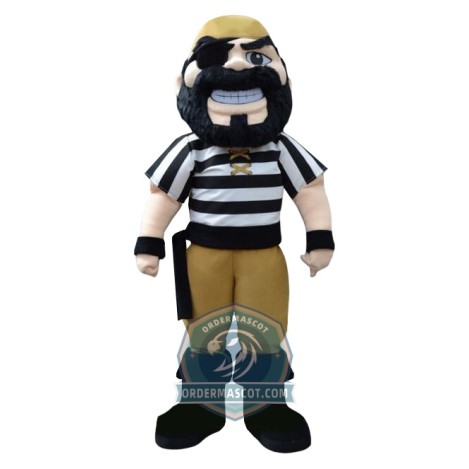 Friendly Pirate Mascot Costume