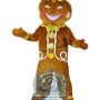 Gingerbread Man Mascot Costume
