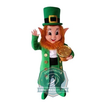 Deluxe Leprechaun Mascot Costume