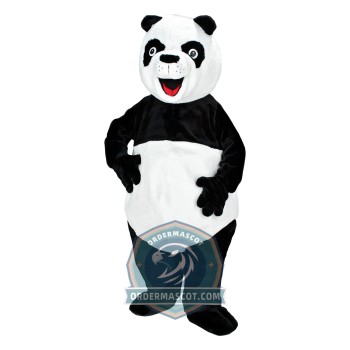 Friendly Panda Mascot Costume