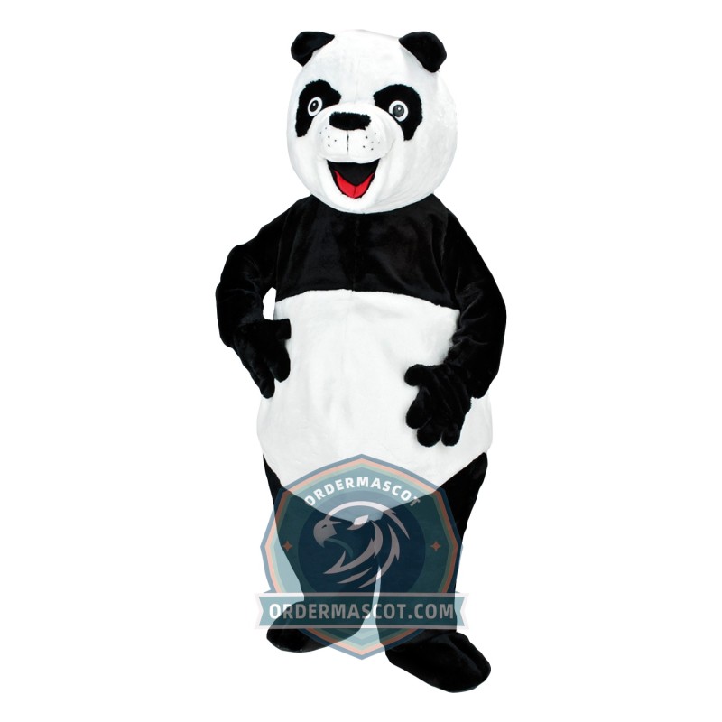 Friendly Panda Mascot Costume