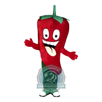 Chili Pepper Mascot Costume