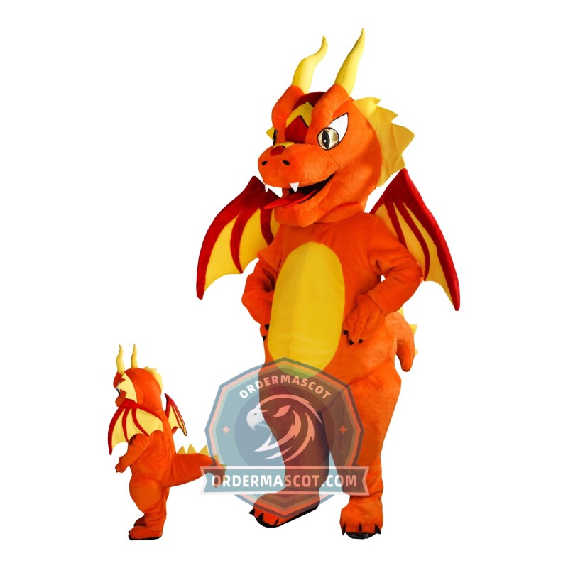 Realistic Dragon Mascot Costume