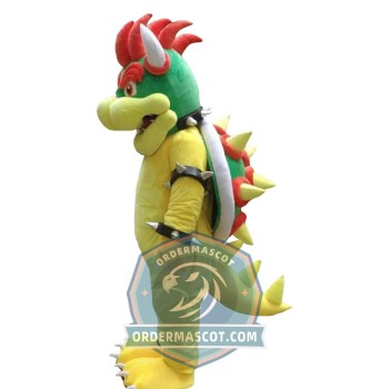 Bowser Monster Dragon Mascot Costume