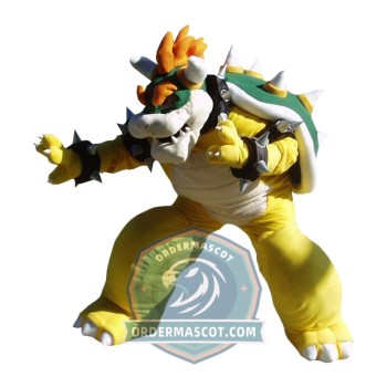 Realistic Bowser Monster Mascot Costume