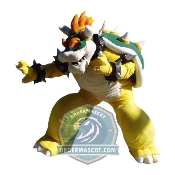 Realistic Bowser Monster Mascot Costume