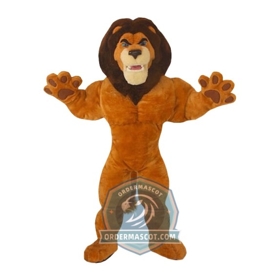 Power Lightweight Lion Mascot Costume