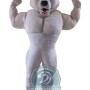 Power Muscular Bear Mascot Costume
