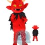 Realistic Red Devil Mascot Costume