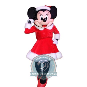 Christmas Minnie Mascot Costume