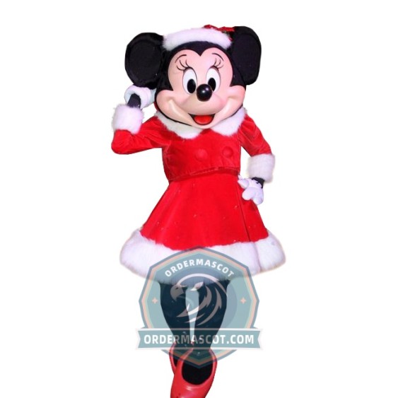 Christmas Minnie Mascot Costume