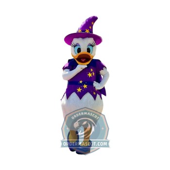Halloween Daisy Duck Mascot Costume