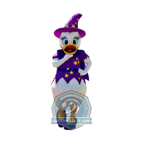 Halloween Daisy Duck Mascot Costume