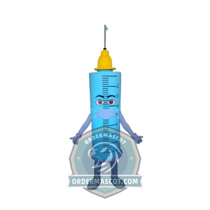 Syringe Mascot Costume