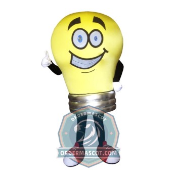 Light bulb Mascot Costume