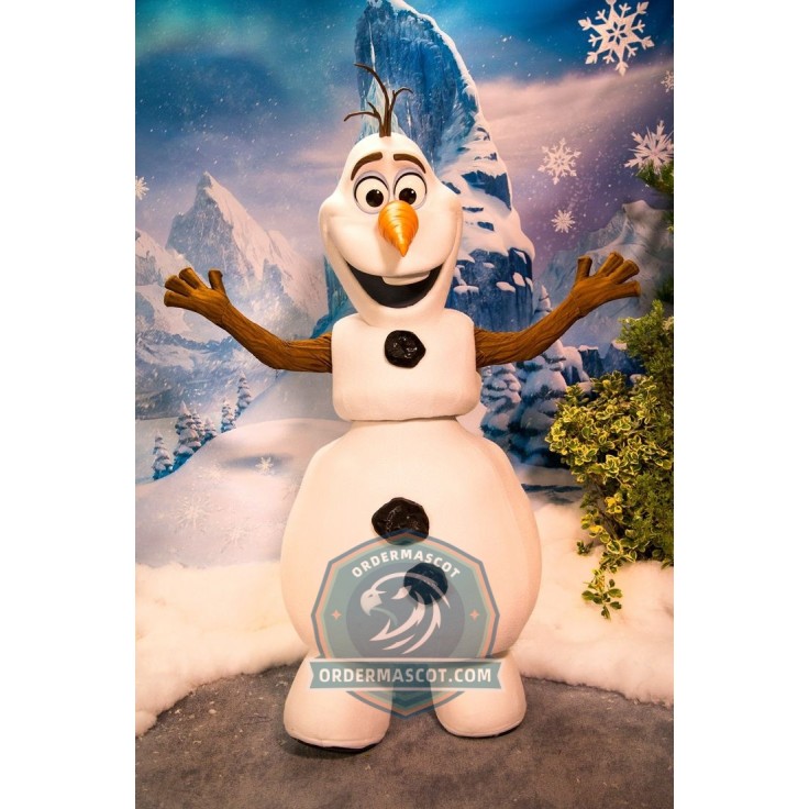 Deluxe Olaf Mascot Costume For Adult