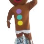Deluxe Gingerbread Man Mascot Costume