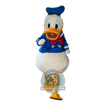 Realistic Donald Duck Mascot Costume