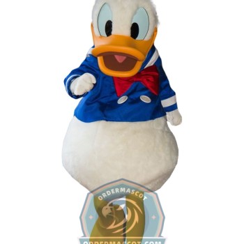Realistic Donald Duck Mascot Costume