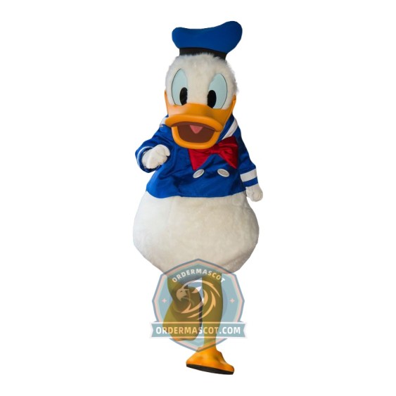 Realistic Donald Duck Mascot Costume
