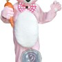 Realistic White Easter Bunny Mascot Costume