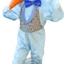 Deluxe Blue Easter Bunny Mascot Costume