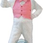 White Easter Bunny Mascot Costume For Adult