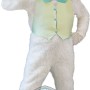 Deluxe Lightweight White Easter Bunny Mascot Costume
