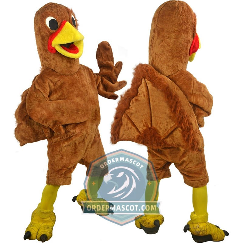 Adult Turkey Mascot Costume