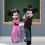 Realistic Mickey & Minnie Mascot Costume