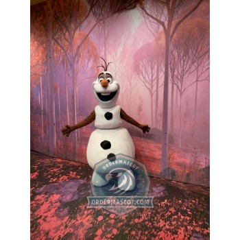 Deluxe Lightweight Olaf Mascot Costume For Adult