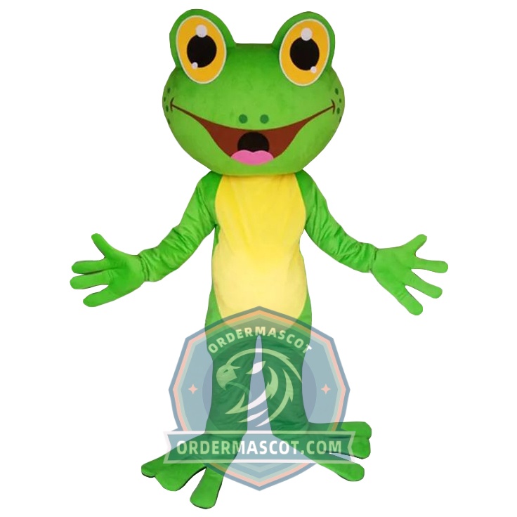 Happy Frog Mascot Costume