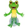 Happy Frog Mascot Costume