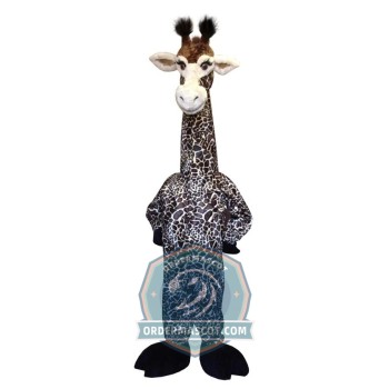 Realistic Giraffe Mascot Costume