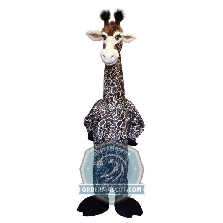 Realistic Giraffe Mascot Costume
