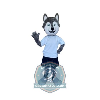 Realistic Lightweight Wolf Mascot Costume