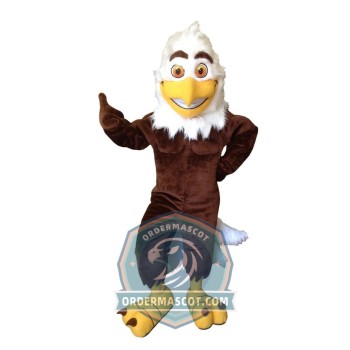 Happy Lightweight Eagle Mascot Costume