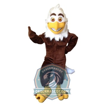 Happy Lightweight Eagle Mascot Costume