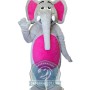 Grey & Pink Elephant Mascot Costume