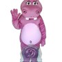 Pink Hippo Mascot Costume