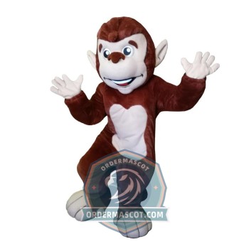 Happy Lightweight Monkey Mascot Costume