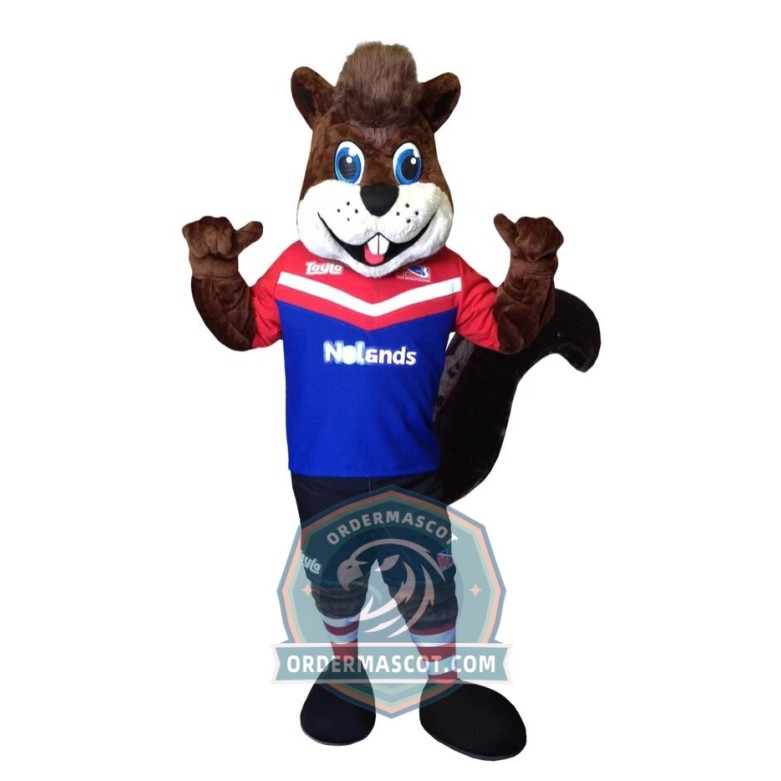 Happy Lightweight Squirrel Mascot Costume