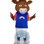 Friendly Lightweight Bull Mascot Costume
