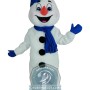 Friendly Lightweight Snowman Mascot Costume