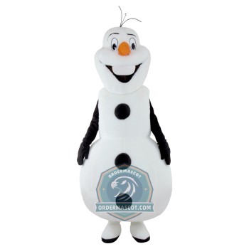 Friendly Lightweight Olaf Snowman Mascot Costume