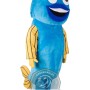 Happy Blue Fish Mascot Costume