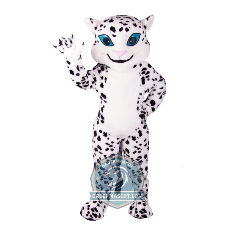 Snow Leopard Mascot Costume