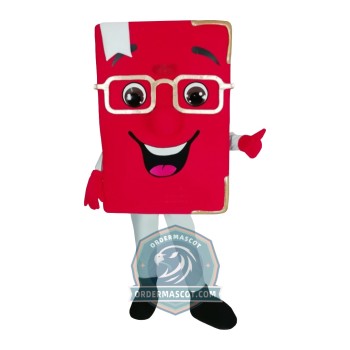 Red Book Mascot Costume