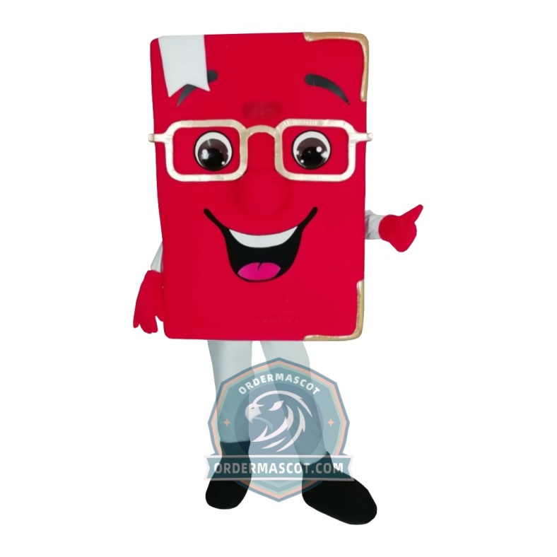 Red Book Mascot Costume