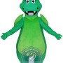 Happy Lightweight Green Dragon Mascot Costume